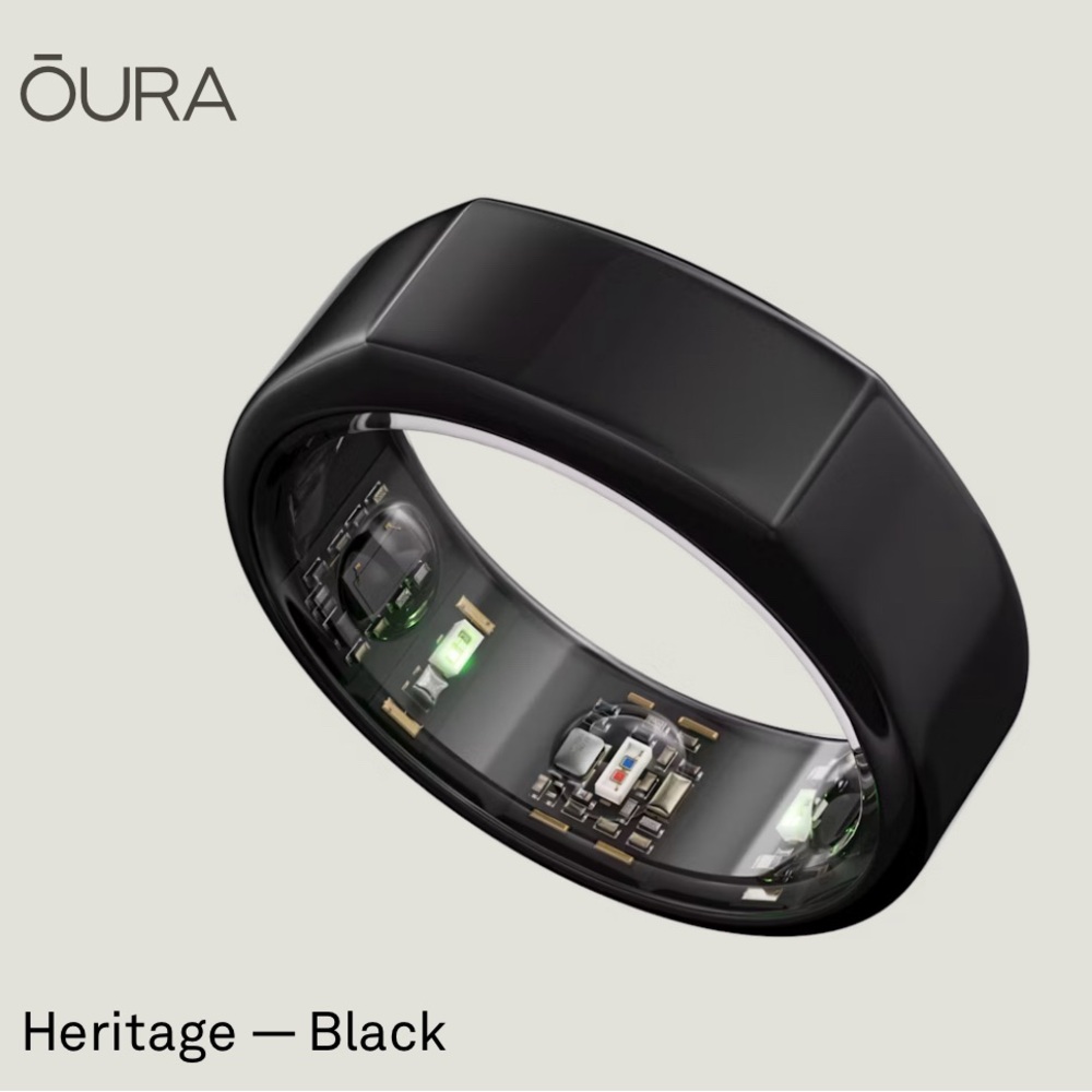 Oura Ring Heritage | Gen3 | Black | Size US 11 (Brand new)